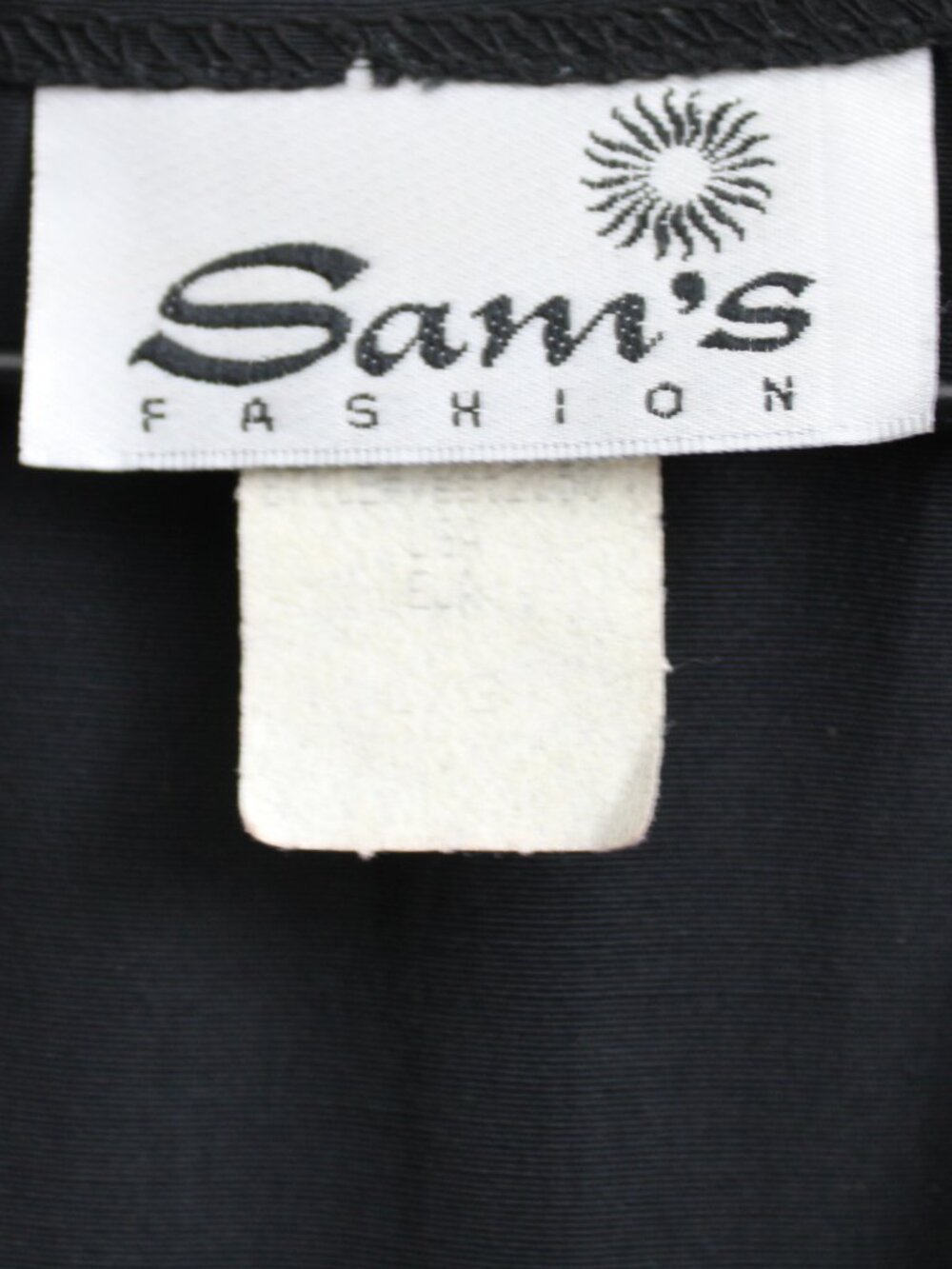 Sam's Fashion Vintage 90s Sheer Swirl Embroidery Fringe Hem Vest Size Large - Picture 3 of 6